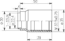 Lens Tube C35x50 